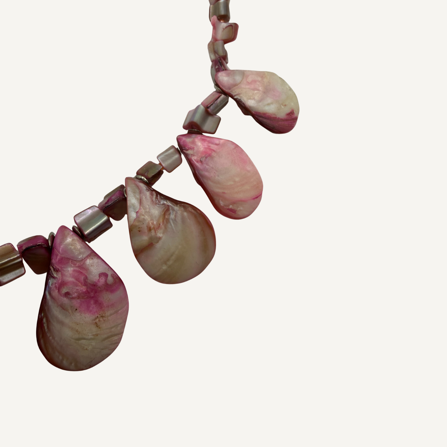 Blush Shell Drop Necklace