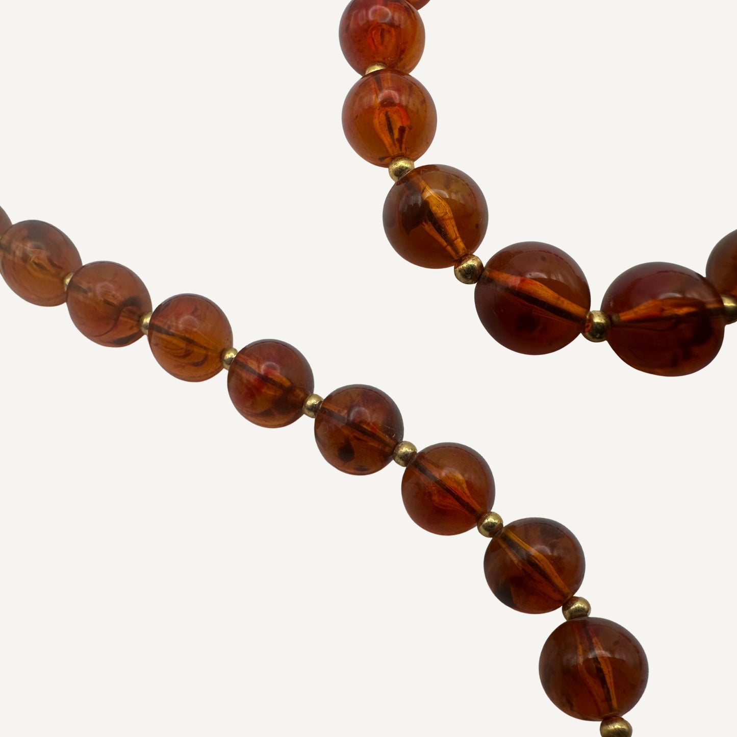 Amber Sunset Beads