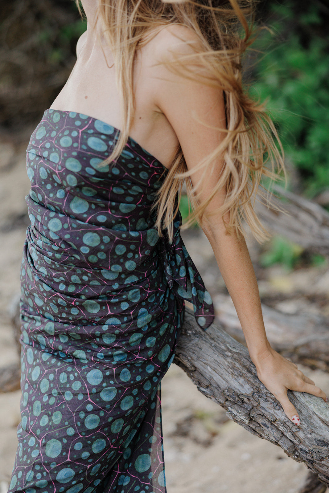 Midnight Current Pareo Set