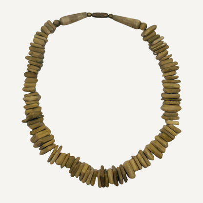 Driftwood Disks Necklace