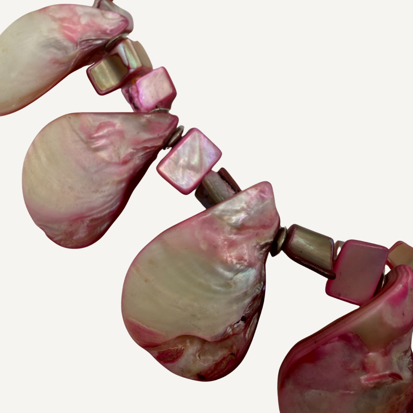 Blush Shell Drop Necklace