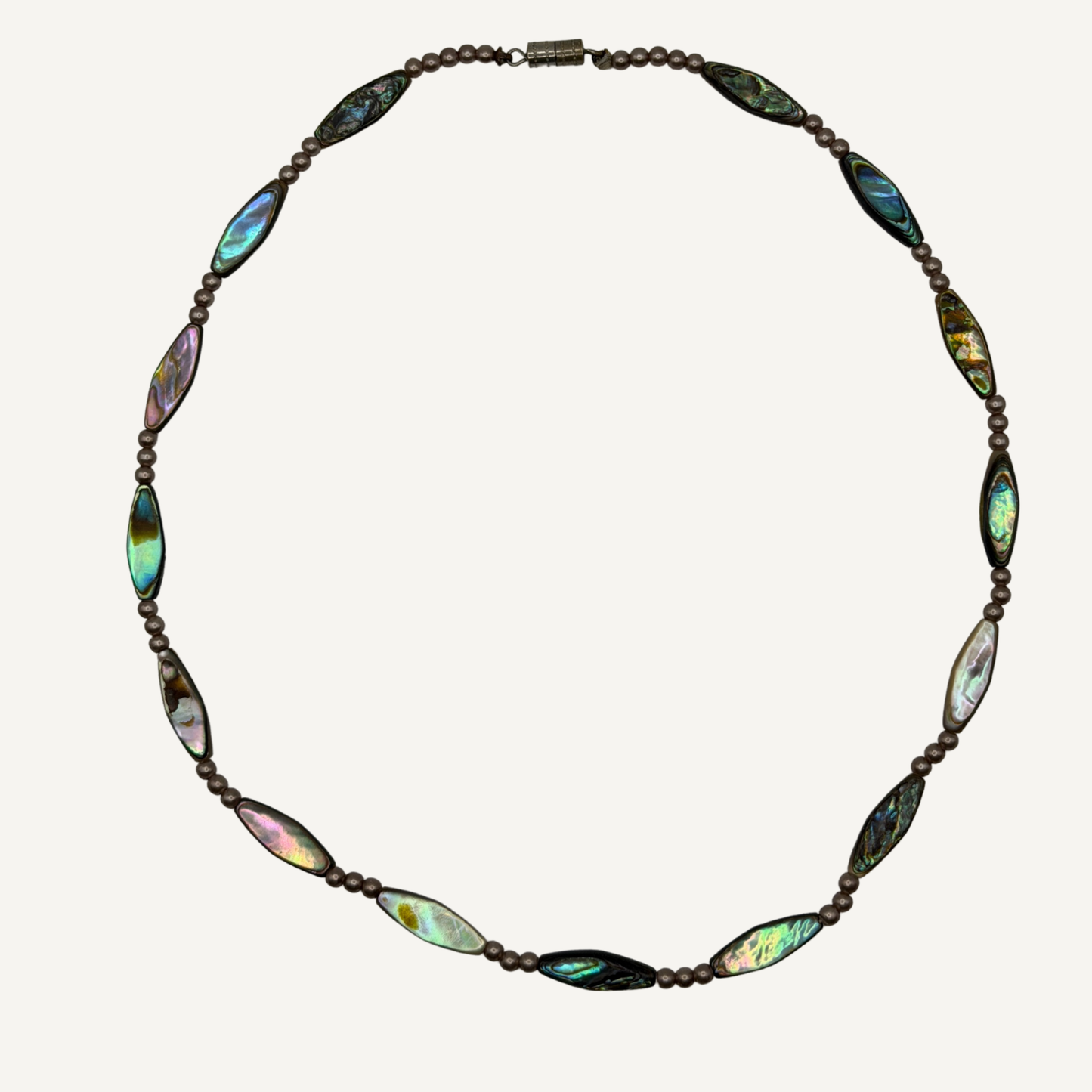 Abalone Oval Beads Necklace