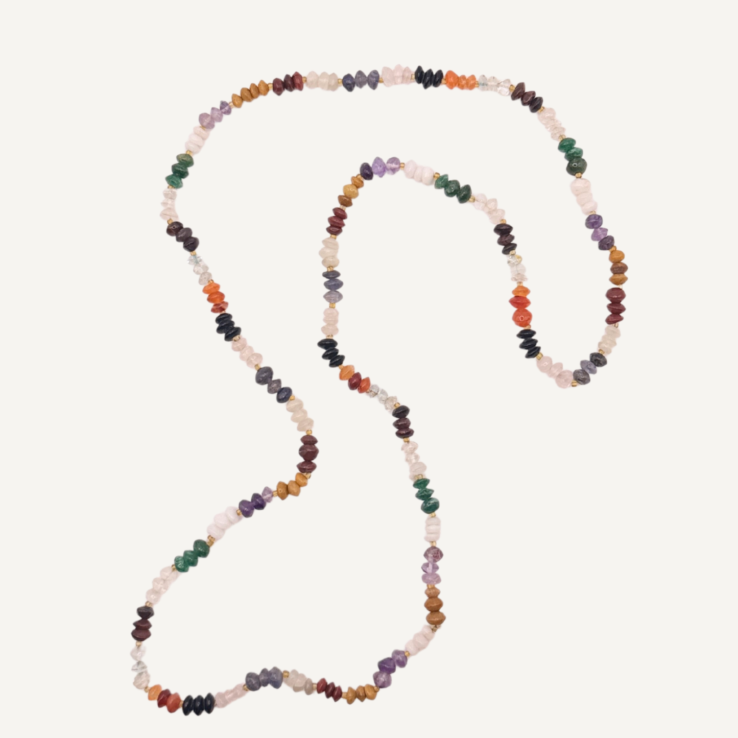 Multi Gem Strand Necklace