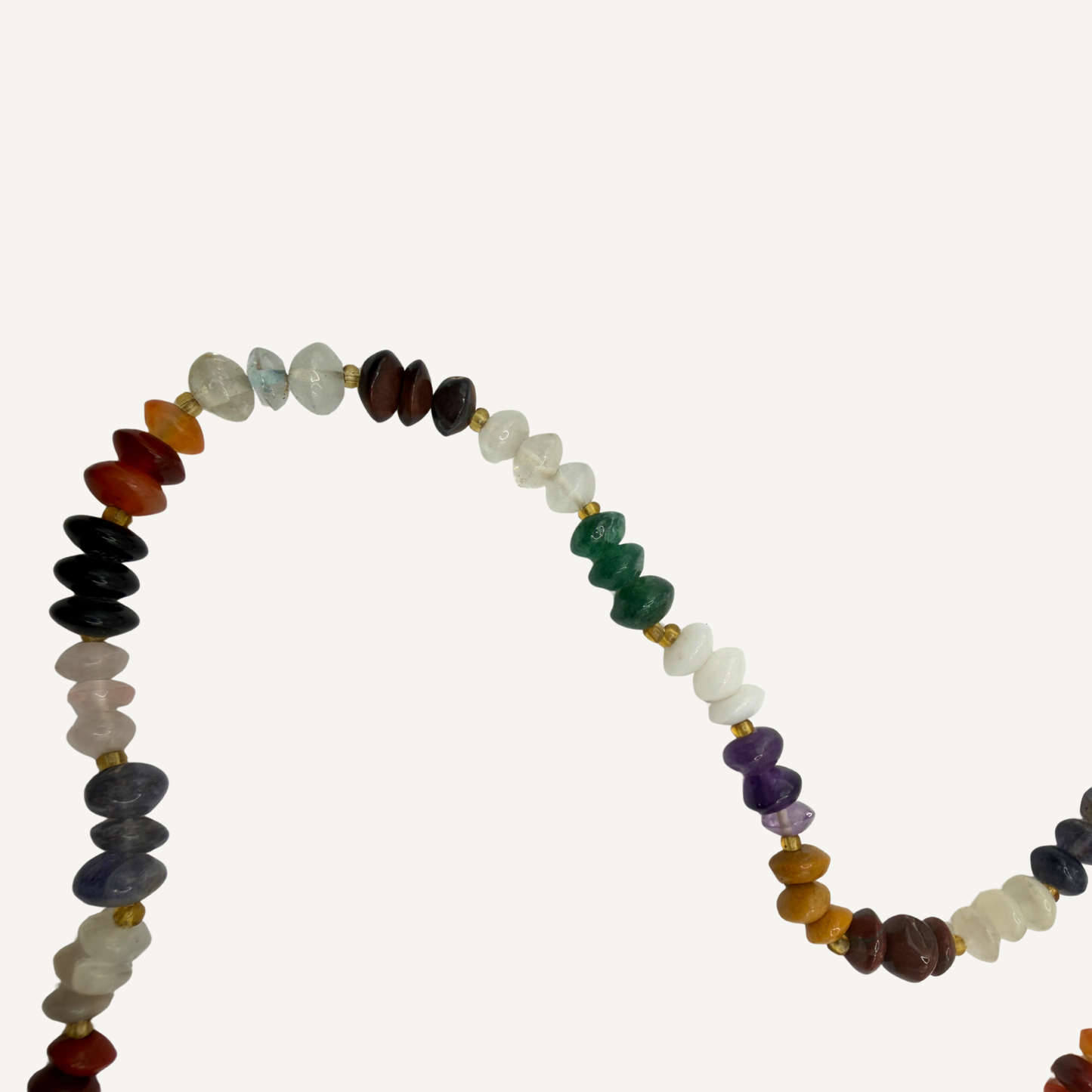Multi Gem Strand Necklace