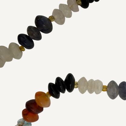 Multi Gem Strand Necklace