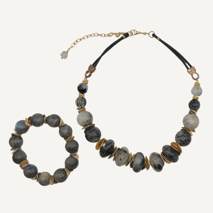 Black Sands Necklace and Bracelet Set