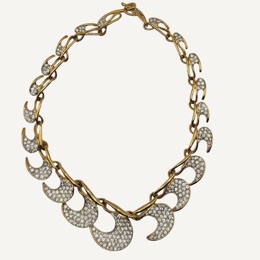 Crescent Link Necklace