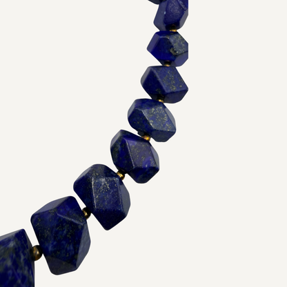 Lapis and Pearl Necklace