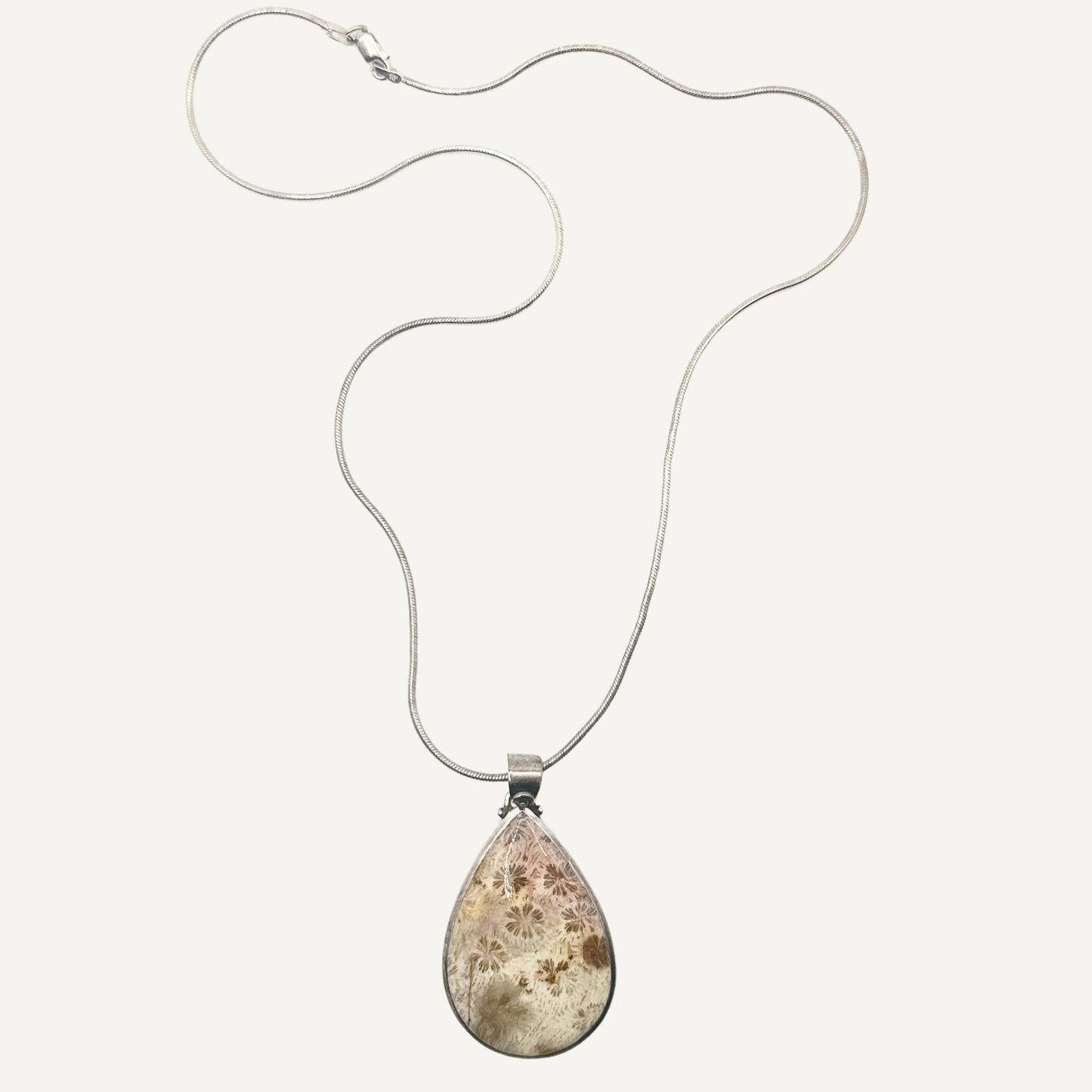 Fossil Coral Pendant