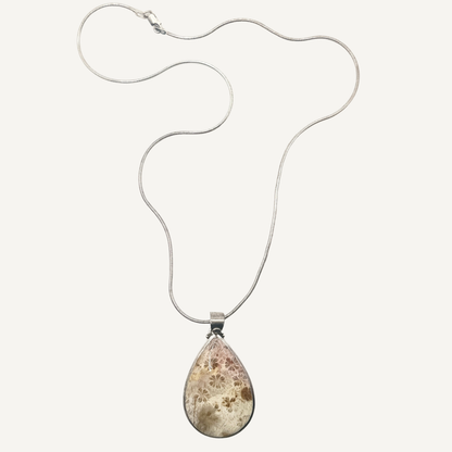 Fossil Coral Pendant