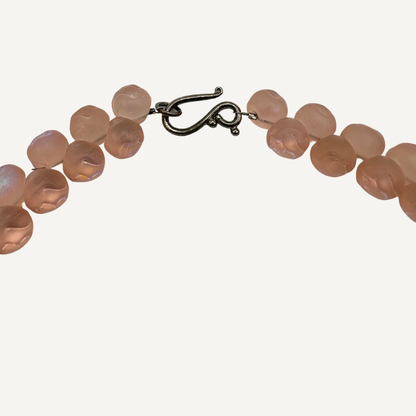 Iridescent Peach Necklace