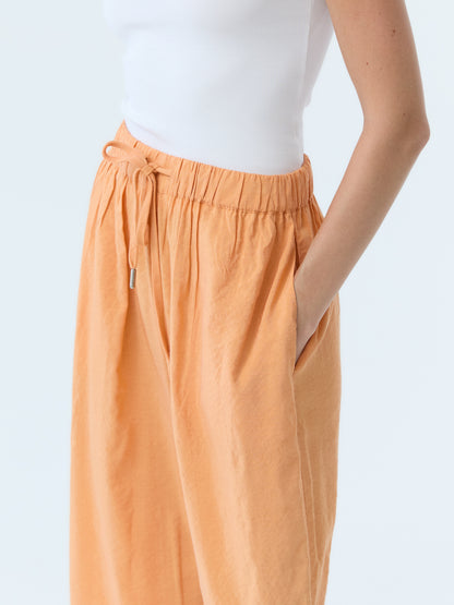 Benny Apricot Drawstring Pant