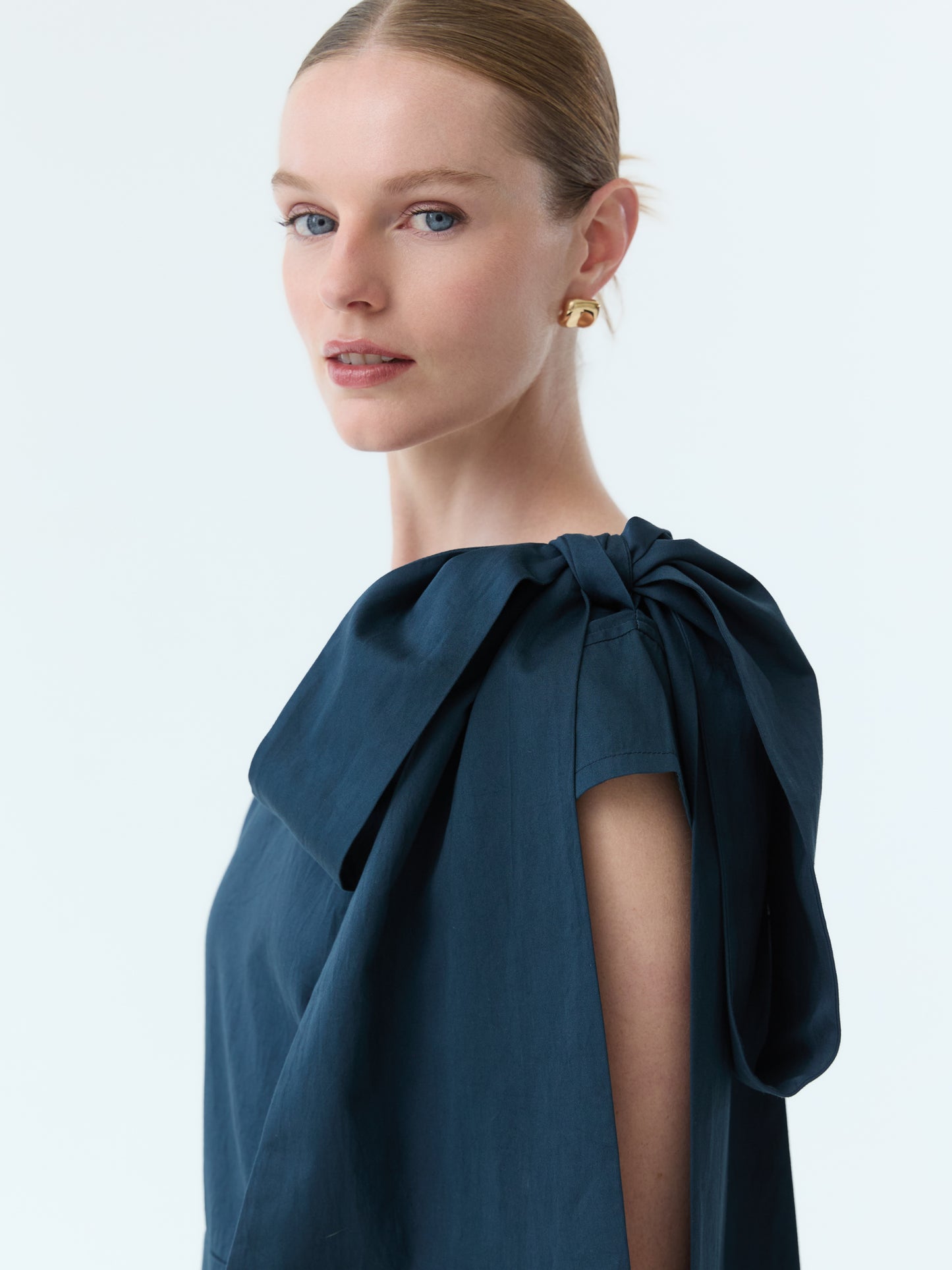 Reece Bow Tie Cap Sleeve Dress