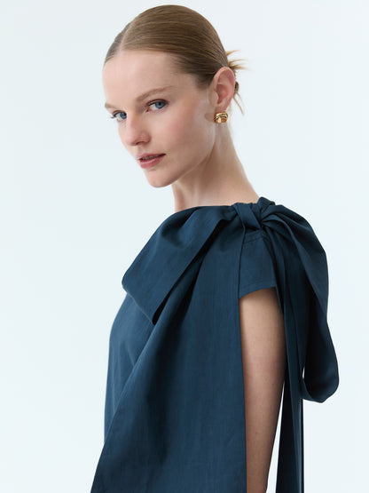 Reece Bow Tie Cap Sleeve Dress