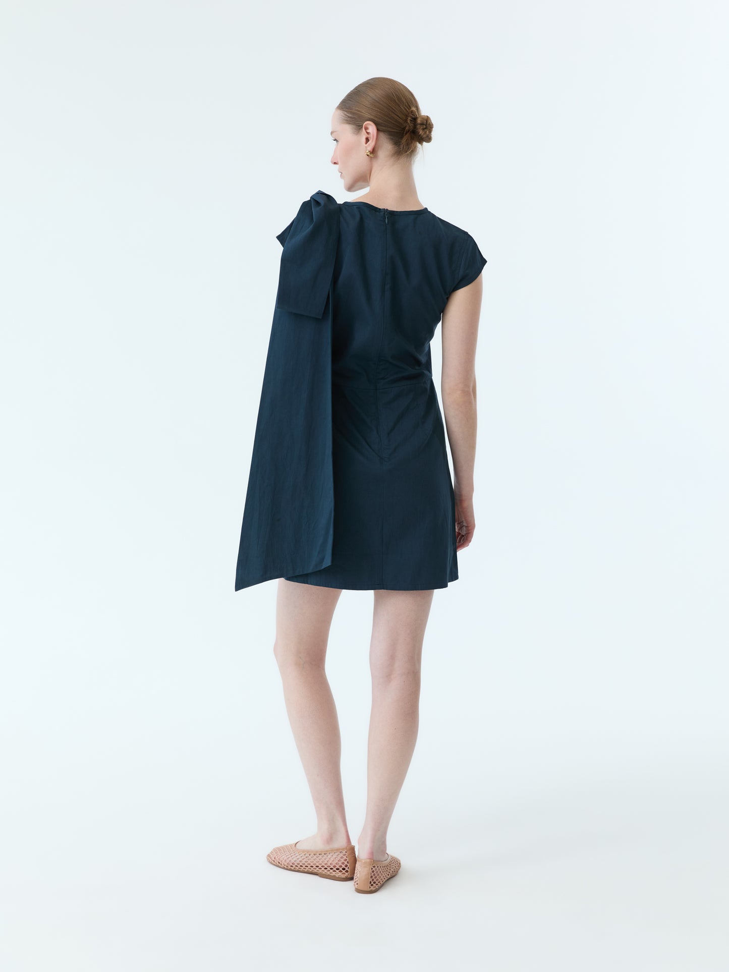 Reece Bow Tie Cap Sleeve Dress
