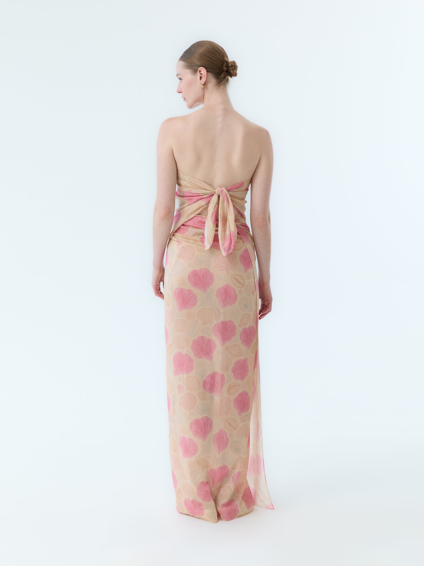 Coral Bloom Pareo Set