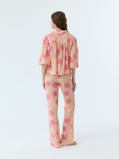 Coral Bloom Blouse