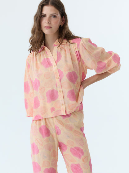 Coral Bloom Blouse
