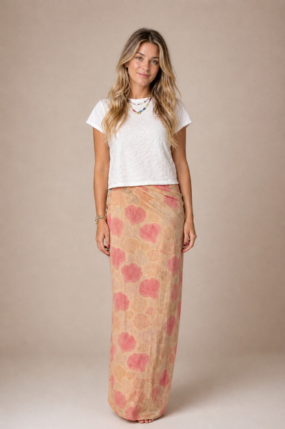 Coral Bloom Pareo Set