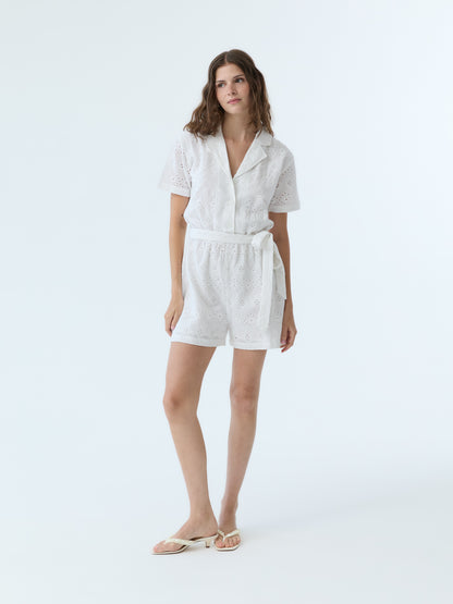 Ali Eyelet Romper