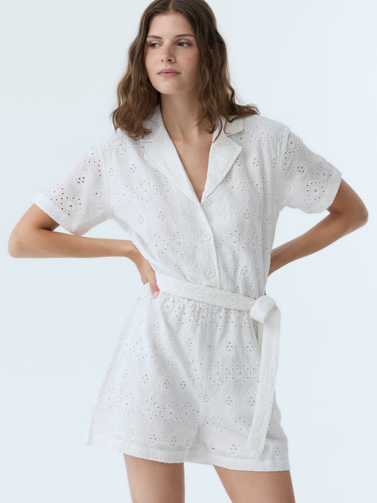 Ali Eyelet Romper