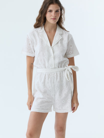 Ali Eyelet Romper
