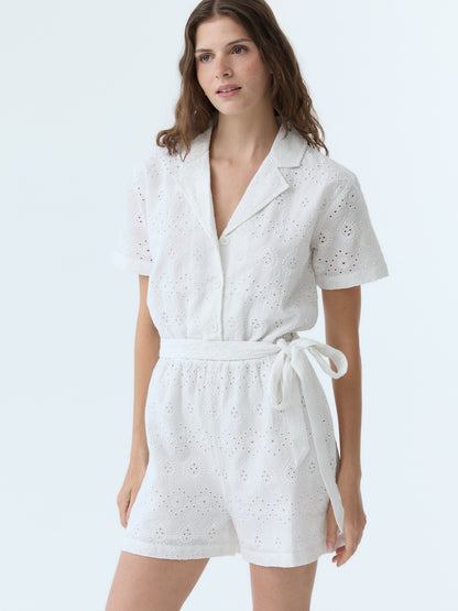 Ali Eyelet Romper