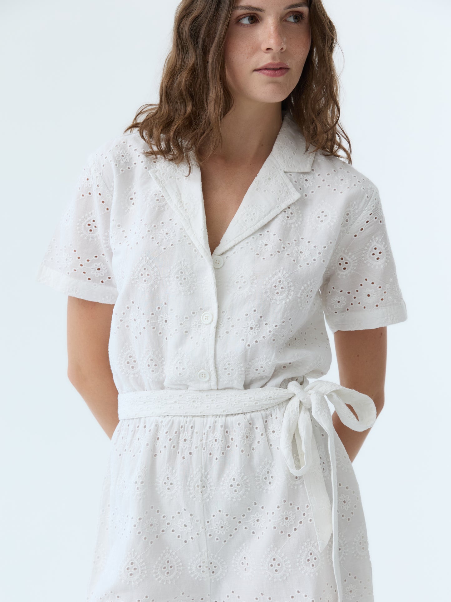Ali Eyelet Romper