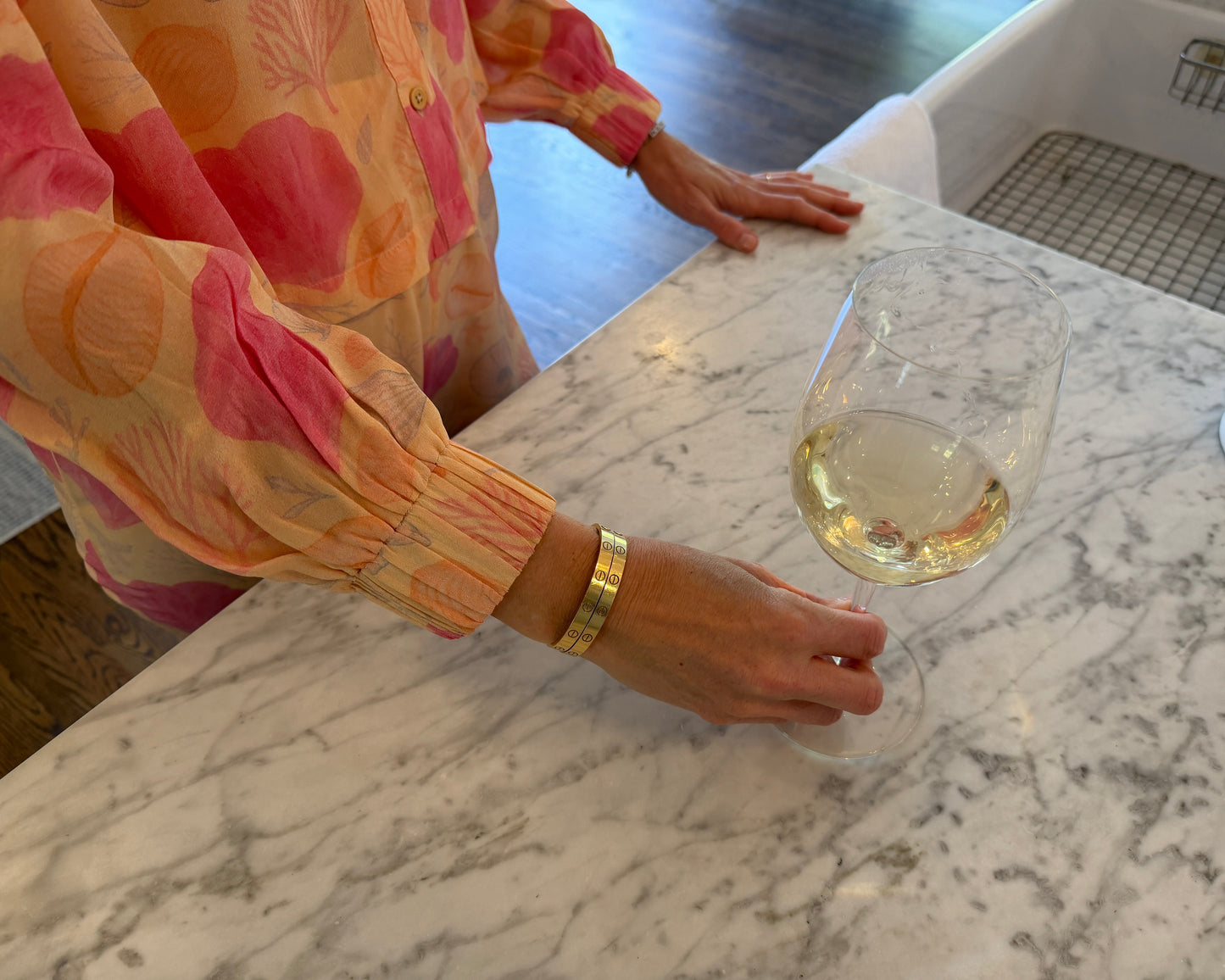 Coral Bloom Blouse