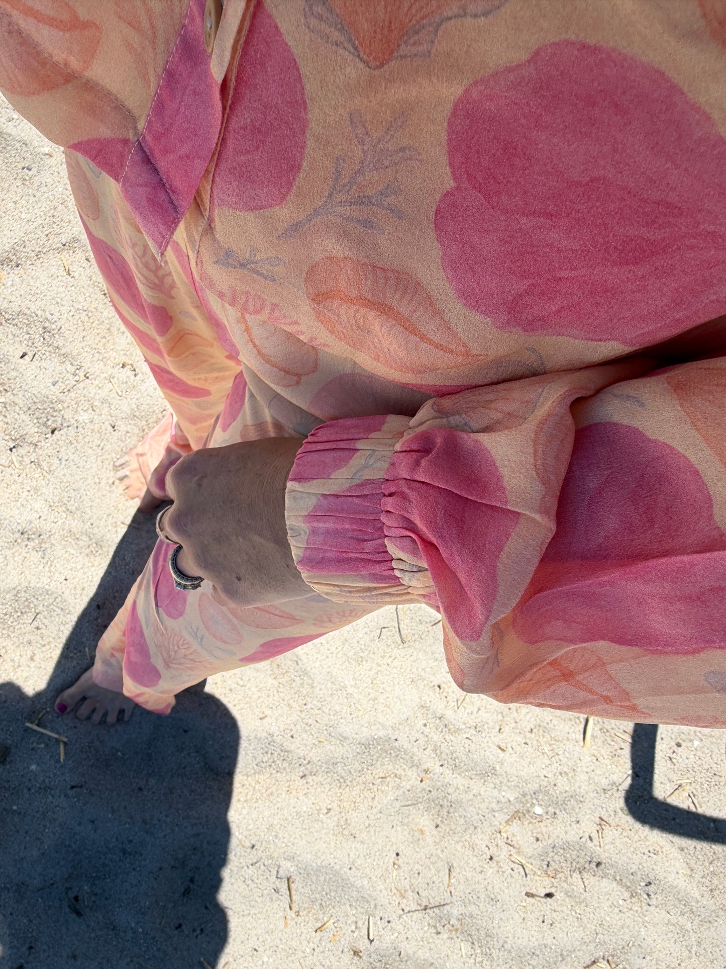 Coral Bloom Blouse