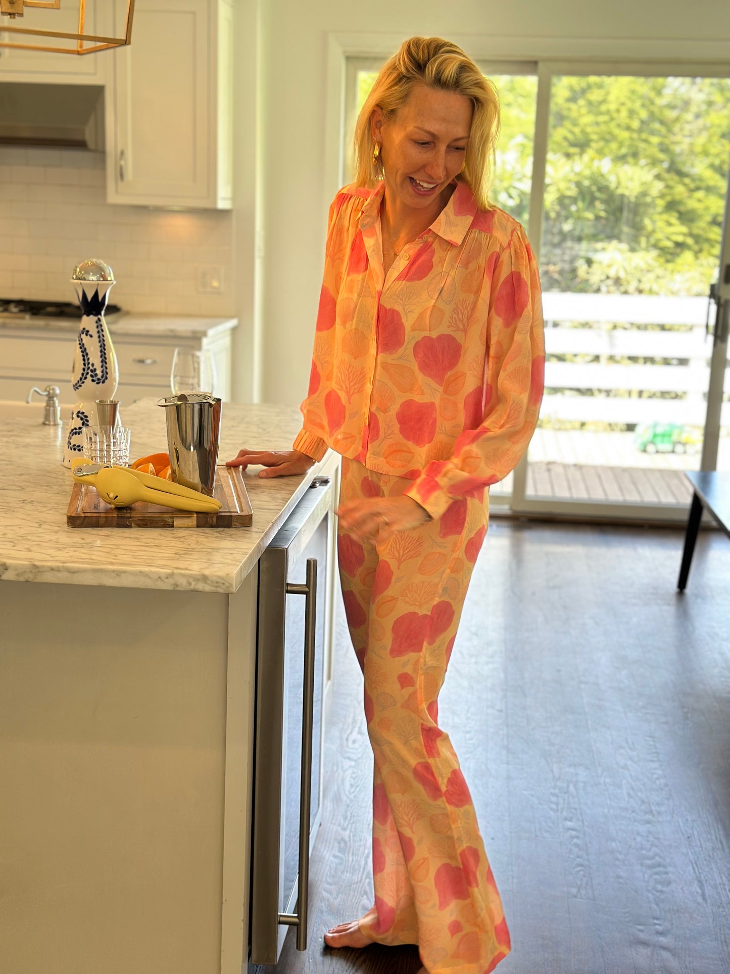 Coral Bloom Pant