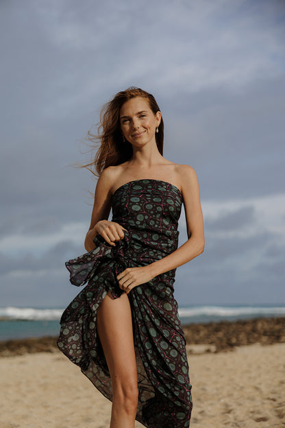 Midnight Current Pareo Set