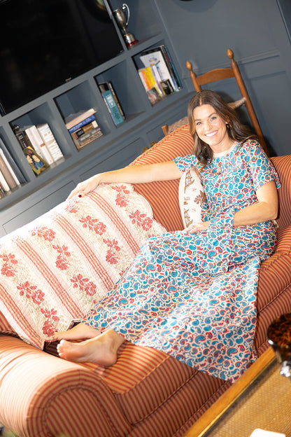 Joey Paisley Boxy Crewneck Tee