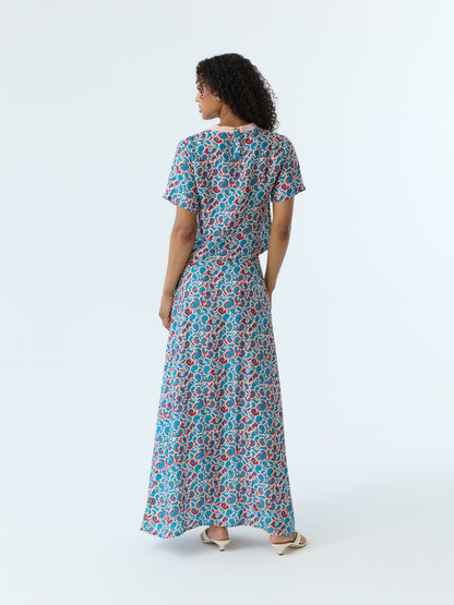 Joey Paisley Wrap Skirt