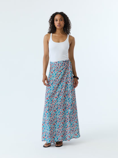 Joey Paisley Wrap Skirt