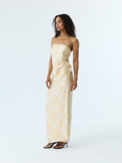 Marbleized Shell Pareo Set 100% Silk