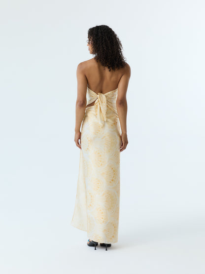 Marbleized Shell Pareo Set 100% Silk