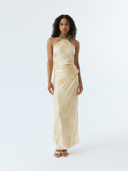 Marbleized Shell Pareo Set 100% Silk