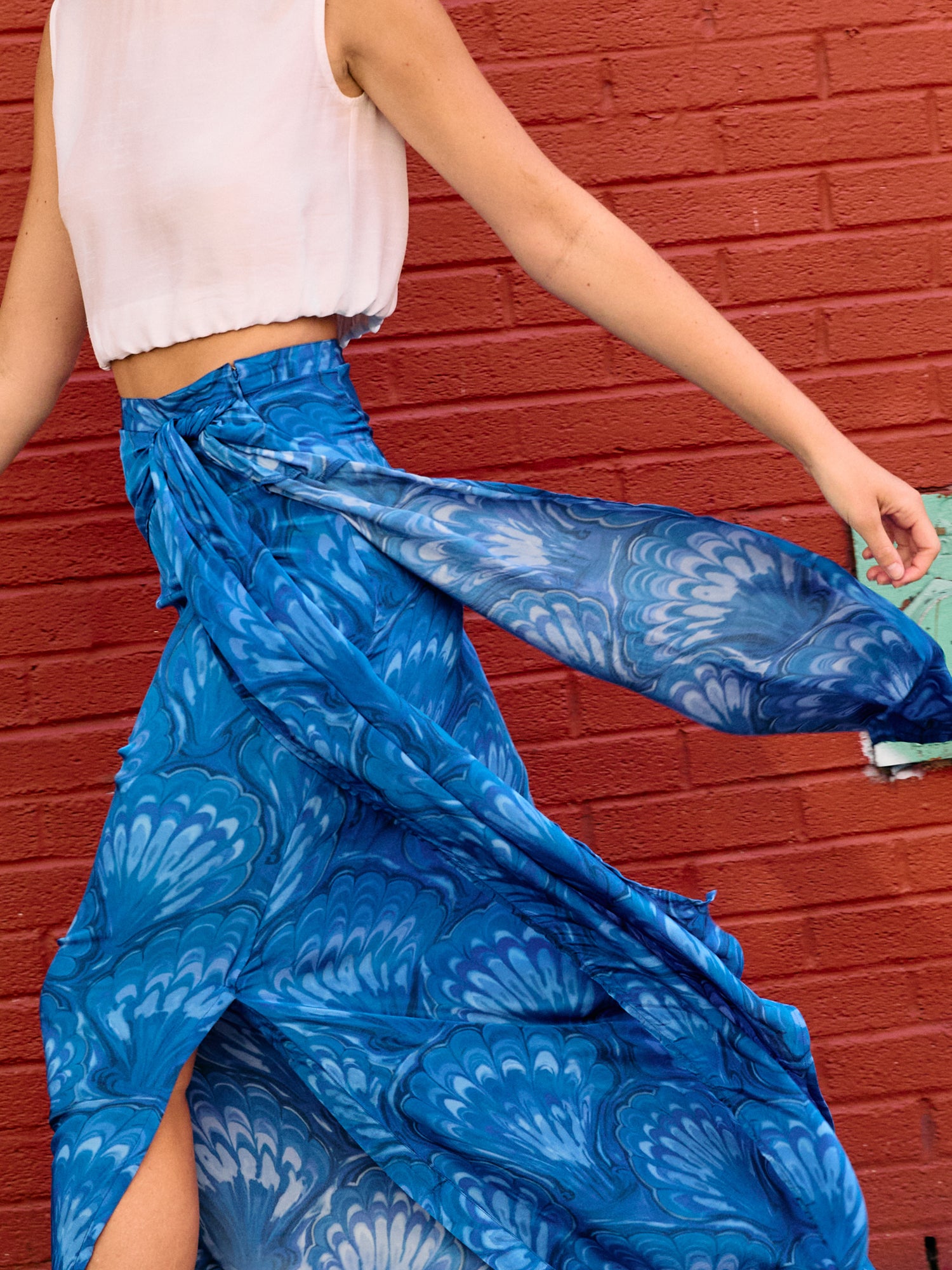 Marbleized Shell Skirt - Blue-3.jpg