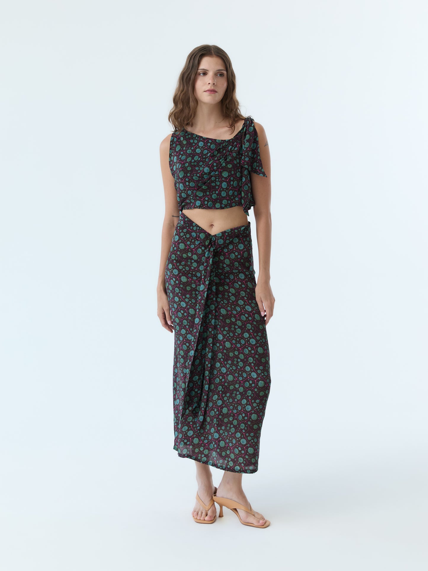 Mary Midnight Current Midi Skirt