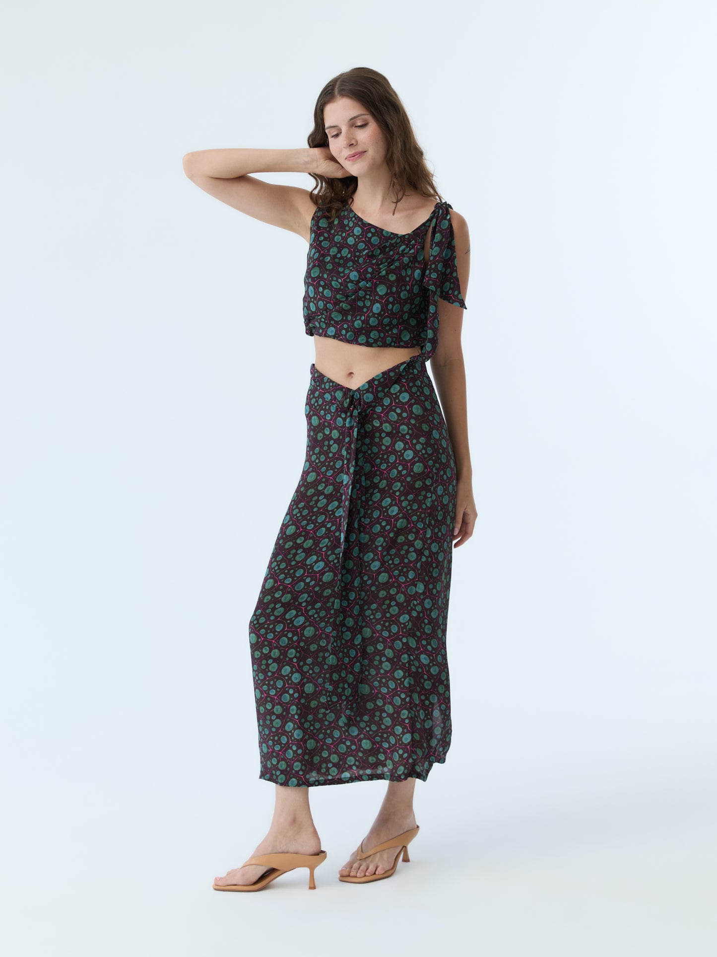 Mary Midnight Current Midi Skirt