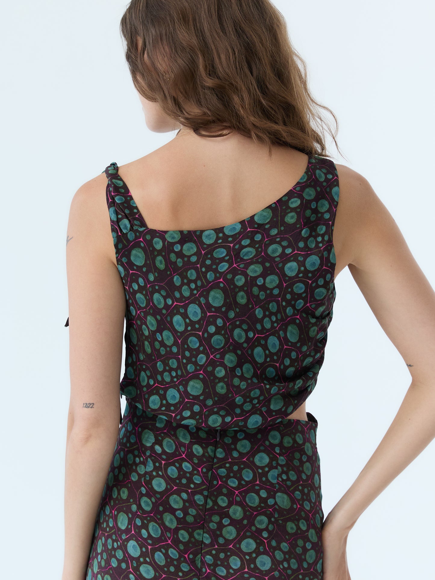 Mary Midnight Current Crop Top