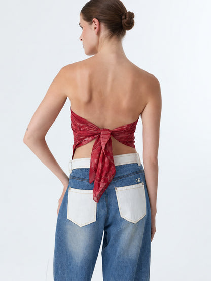 Peggy Pleated Ecru Jeans