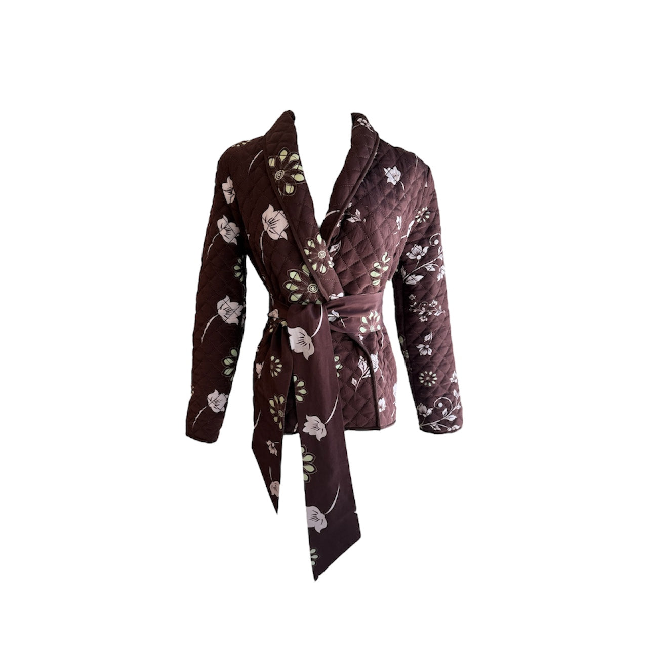 Quilted Bloom Wrap Jacket