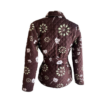 Quilted Bloom Wrap Jacket