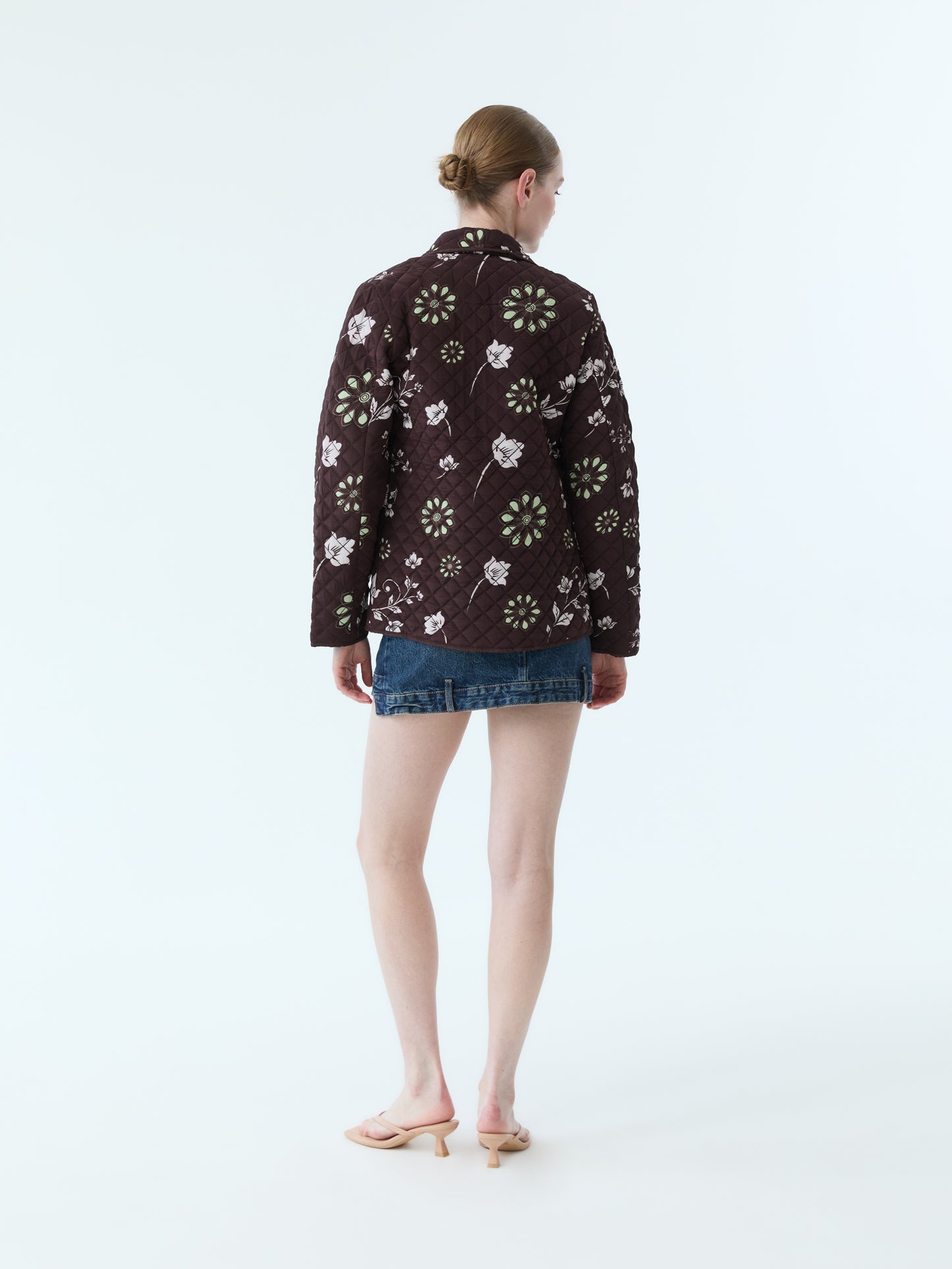 Quilted Bloom Wrap Jacket