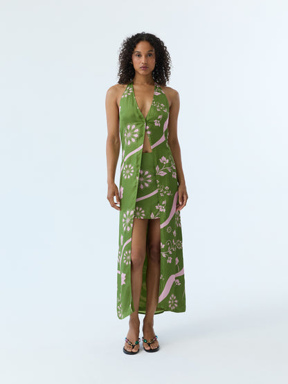 Sam Peridot Bloom Mini Skirt