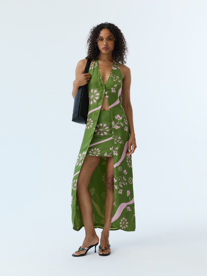 Sam Peridot Bloom Mini Skirt