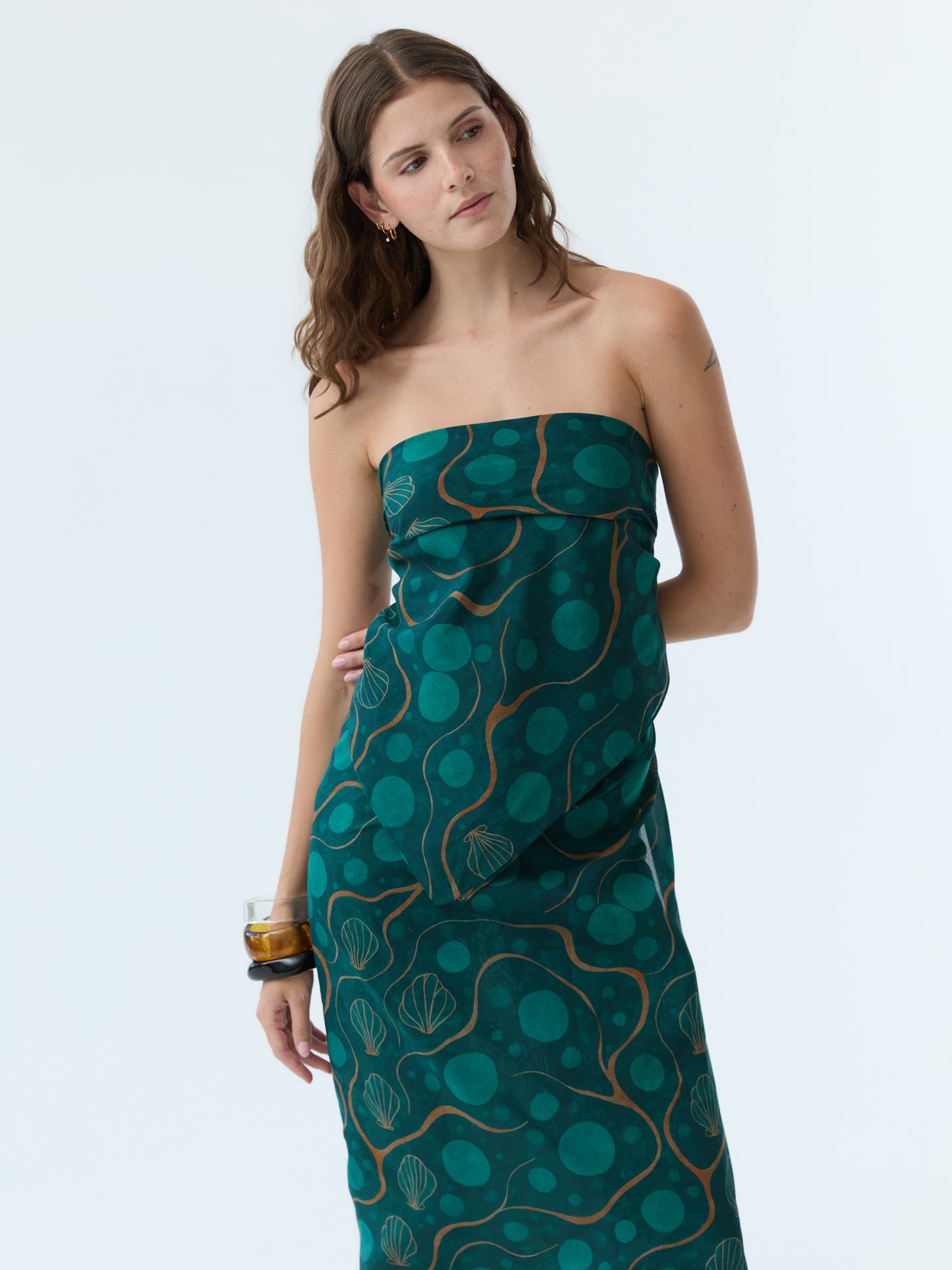 Tidal Marble Pareo Set